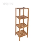 Bamboo bathroom rack
