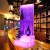 Import bar furniture acrylic wine bar display cabinet with water bubble wall led glow furniture from China