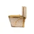 Import Bathroom gold plated water closet modern one piece S-trap toilet bowl water closet china gold toilet from China