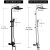 Import Bathroom Shower Faucets Set 8&quot; Rainfall Shower Head Tub Spout Sink Faucet 3-Way Single Handle Mixer Tap Bath Shower from China