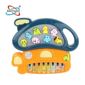 Battery Operated Animal Mushroom House Electronic Organ Keyboard Piano for Kids