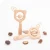 Import Beech Wood Montessori Styled Baby Rattles Bear Rattle Set Natural Wooden Teethers for kids gift from China