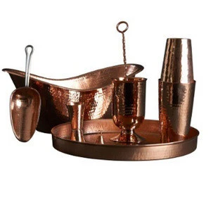 best quality Sertodo Copper Deluxe Home Bar, Hand Hammered 100% Pure Copper