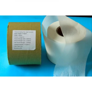 Best selling imports 125mm Food grade high quality filter paper roll for tea bag