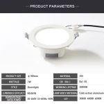 Best Selling indoor recessed mount CE smd Ceiling led down lamp