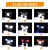 Import Best work Headlight for Hard Hat Camping Hiking 9 Modes Waterproof USB Rechargeable Headlamp 12000 LM Ultra Bright LED Head Lamp from China