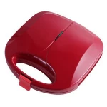 Black-2- Slice Sandwich Maker custom plates waffle Panini Press maker 750W
