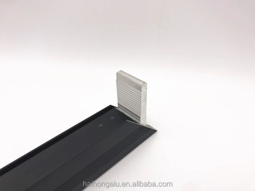 Black anodized aluminum profile frames For Solar Cell Panel