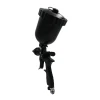 Black Gravity Feed  air  spray guns painting with Plastic Swivel Cup