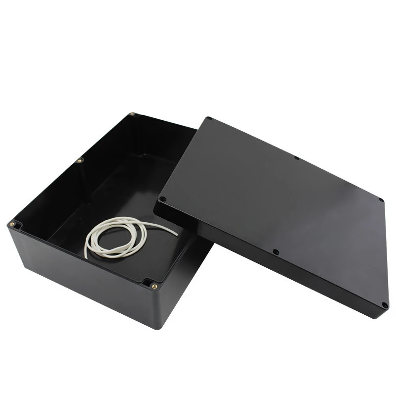 Black grey color ip67 waterproof oem electronics circuits abs plastic project box