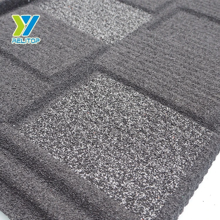 Black Metal Building Materials Roofing Shingle Stone Coated Metal Roof Tile Prices