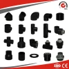 Black Polyethylene Poly HDPE Pipe Fittings Of 20mm To 110mm