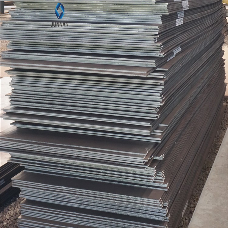 black steel sheet metal