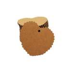 Blank brown kraft paper DIY gift tag cardboard paper garment hang tag