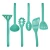 Import blue color nylon kitchen utensil sets funny kitchen set cooking tools accessories from China