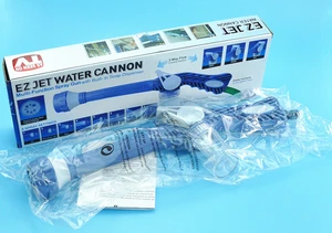 Blue Garden Sprayer Car Washing Washer Plastic Garden Hose Pipe Connector Function Ez Jet Water Cannon 8 In 1 Turbo Spray Gun