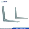 Bolts connecting air conditioning wall brackets for AC outdoor unit