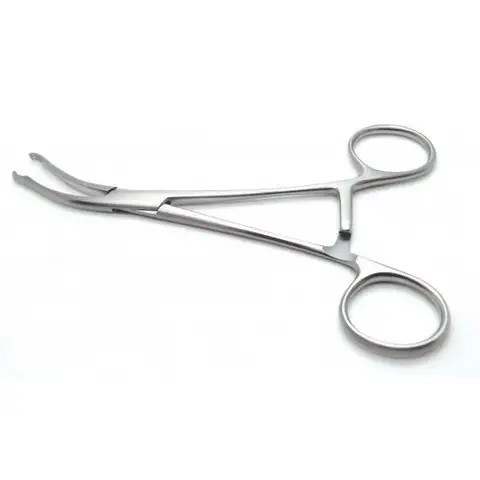 Bone Reduction Forceps 5.5 Orthopedic Curved Serrated Jaws Surgical Long Ratchet Instruments Made Of Stainless Steel Comes In Gold Handle