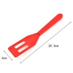 Brownie Cookie and Dessert Mini Serving Spatula, Heat-Resistant Flexible Silicone, Safe for Nonstick Bakeware, 8-Inch