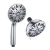Import BSL-SS7001 Xiamen Factory Chrome 7 Function Rainfall Handheld Shower Head Set with Bracket and Stainless Steel Hose from China