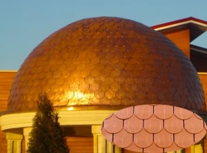 Building  material  copper imitation metal composite roofing tile copper roofing tiles