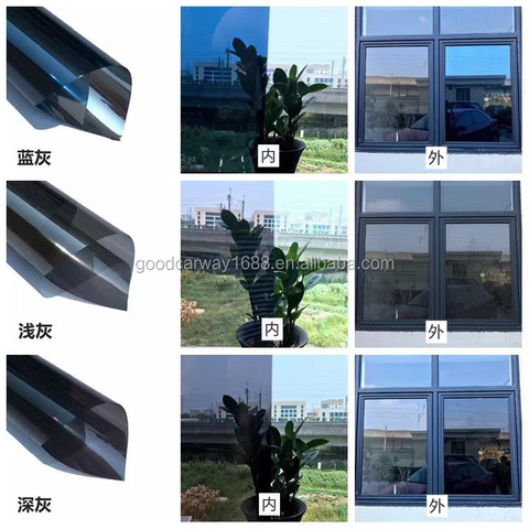 Buy Building Window Tint Film House Decoration One Way Mirror Building ...