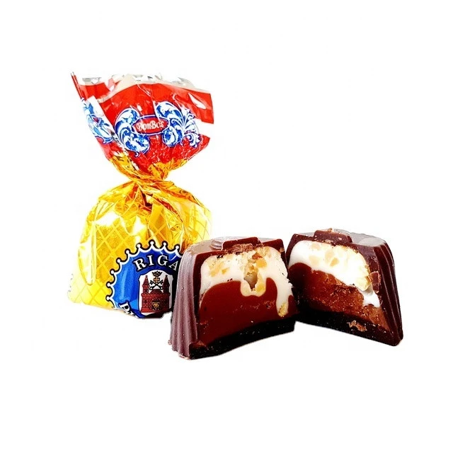Bulk Riga groundnut hard drop candy chocolate gift packaging