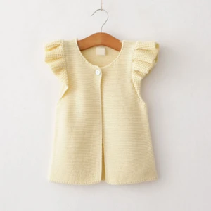 Bulk wholesale kids clothing factories in china knit sweater type girl dresses