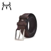 Business style patent fancy for mens gents black leather belt