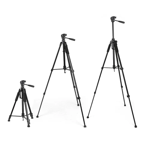 Camera Phone Tripod 150cm Extendable Stand Portable Photo Video Vlog Travel Tripod Cell Phone Mount Holder