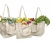 Import Canvas Grocery Shopping Bags with Handles Cloth Cotton Tote Reusable Shopping Bags from China