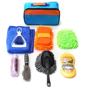 Car cleaning kit for portable car wash kit and car wash tool kit