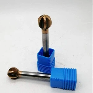 Carbide 6 Flutes Lollipop Milling Cutter/Profiling Ball Nose End Mill Cutters