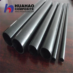 Carbon fiber tent pole 3K Twill Plain Glossy Matte High Strength by roll-wrapping process