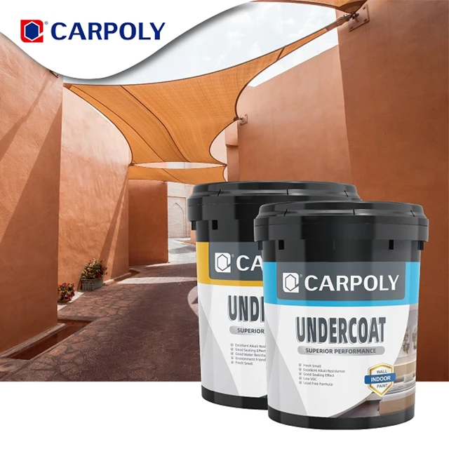 CARPOLY wall varnish Excellent washability Undercoat paint  for exterior wall with perfect performance coating film