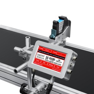 Carton continuous Industrial Inkjet Printer / Case Coder / Box expiry date printing machine