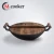 Import cast iron pre-seasoned kitchen cooker woks from China