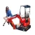 Import CE certificate 1 ton Hydraulic Crawler Escavator 0.025 cbm Machines Mini Excavator Digger from China