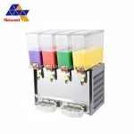 CE Certificate 4 tank Stainless Steel Drink Beverage Cold Juicer Drink/ Juice Dispenser