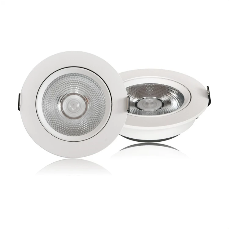 Ceiling Recessed Adjustable Angle Led Cob Spot Light Downlight