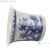 Import Ceramic Blue and White Hand Printed Pheasant Porcelain Barrel Flower Pot from China