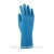 Import Cheap blue latex rubber lined safety hand working gloves/household cleaning latex gloves CE FDA SGS ISO9001 from China