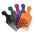 Import Cheap custom logo wide tooth compact plastic hair pick afro comb from China