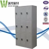 Cheap grey cold-roll 9 doors steel electronic digital locker / steel gym storage locker