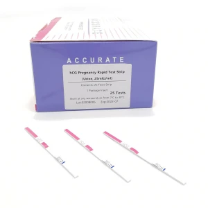 Cheap Price Manufacture Early Detection One Step Pregnancy Test Strip Urine Pregnancy Test Strip Pregnancy Accessories