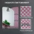 Import Cheap Price Modern Ordinary Frameless Vanity Wall Mounted Double Layers Pink Bathroom Mirror With Shelves from China