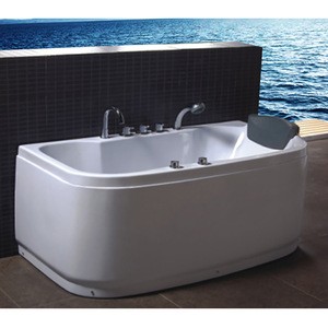 Cheap single computer controlled whirlpool massage jetted bathtub(C08001)
