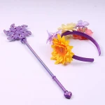 Cheaper  price hot sale crown tiaras read rhinestone resin black headerwear for vampire