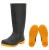 Import cheapest price rubber rain boot/ gumboots for africa market from China