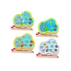 Children&#39;s Toys Wooden Fish Pond Fishing Toys